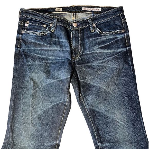 Jeans by Adriano Goldshmeid Dark Wash Boot Cut  Style Angel Sz 30R - Picture 1 of 9
